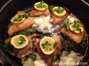 PAN-FRIED SPECKLED TROUT WITH BROWN BUTTER