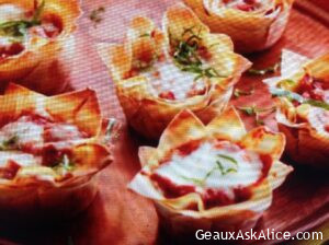 Unique Lasagna Cupcakes