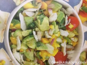 Crab Salad with Roasted Corn and Lime Vinaigrette