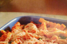 Three Cheese Baked Ziti with Spinach
