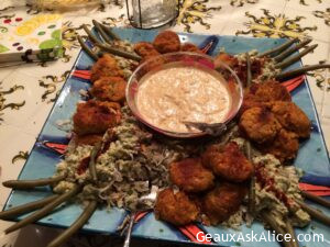 Shrimp or Crawfish Cakes with Chipotle Tartar Sauce