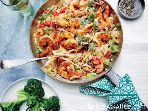 Classic Cajun Shrimp Linguine