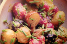 Warm New Potatoes with Mustard Dressing