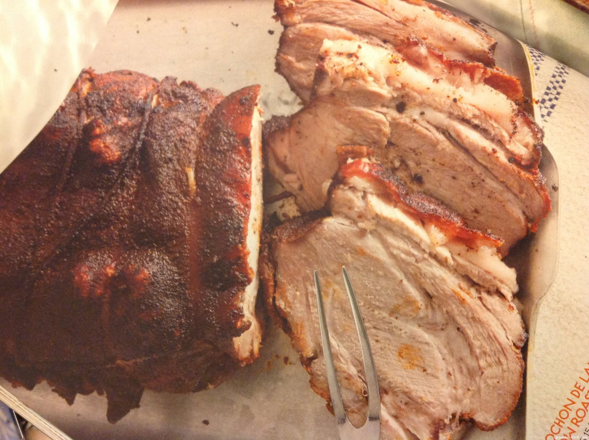 Slow-Roasted Pork Leg Cochon-de-Lait Style