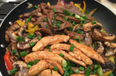 Spicy Chicken and Beef Medley Stir Fry