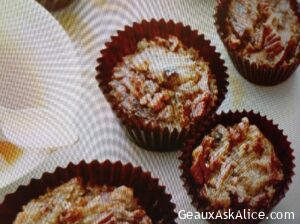 Bread Pudding Cups with Bourbon Sauce