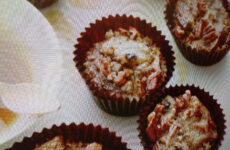 Bread Pudding Cups with Bourbon Sauce