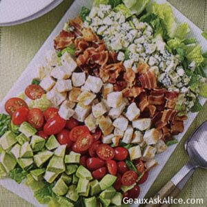 Quick and Easy Cobb Salad with Tangy Yogurt Dressing