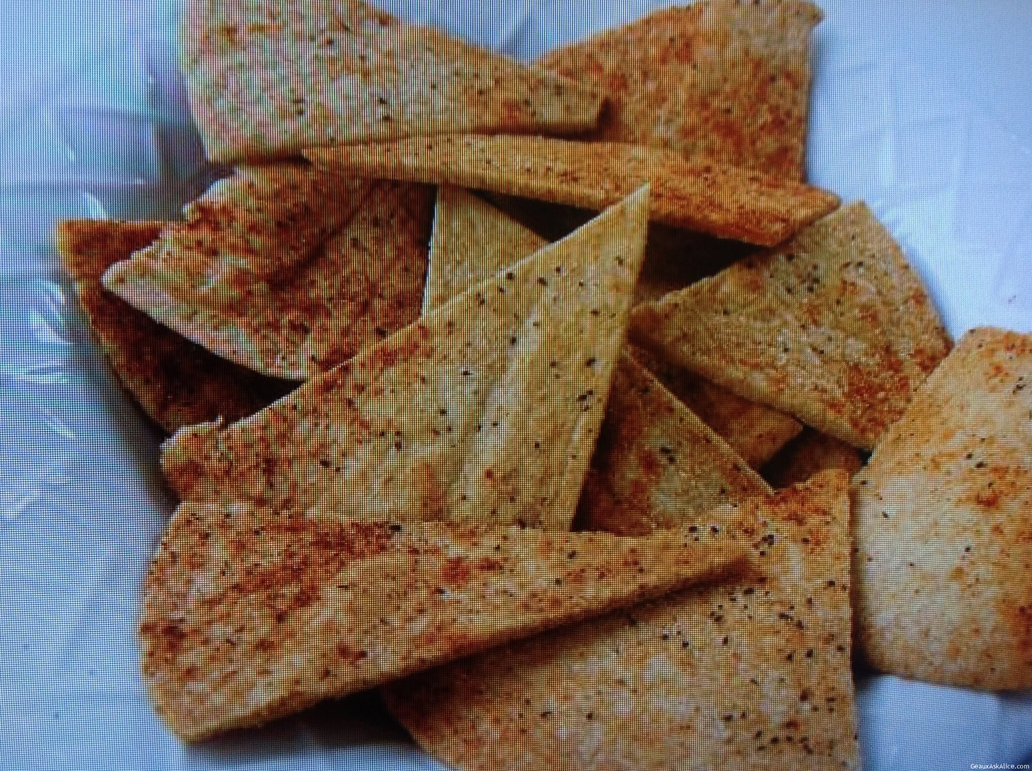 Homemade Pita Crisps